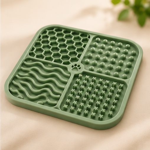 Vue complète du tapis de léchage pour chien Furléo Lick