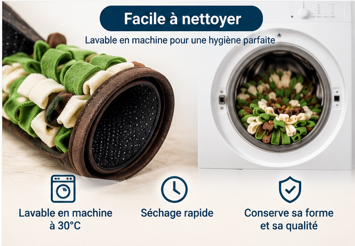 Tapis de fouille Furléo plié pour entretien et rangement